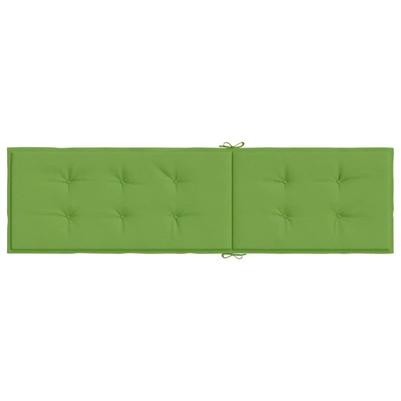 vidaXL atpūtas krēsla matracis, zaļš, ,75+105, x 50 x 4 cm, audums