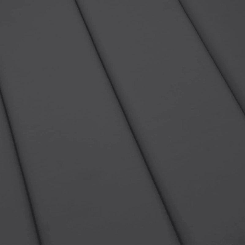 vidaXL sauļošanās krēsla matracis, 200x50x4 cm, antracītpelēks audums