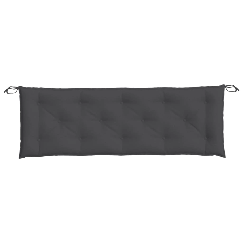 vidaXL dārza sola matracis, 150x50x7 cm, audums, antracītpelēks