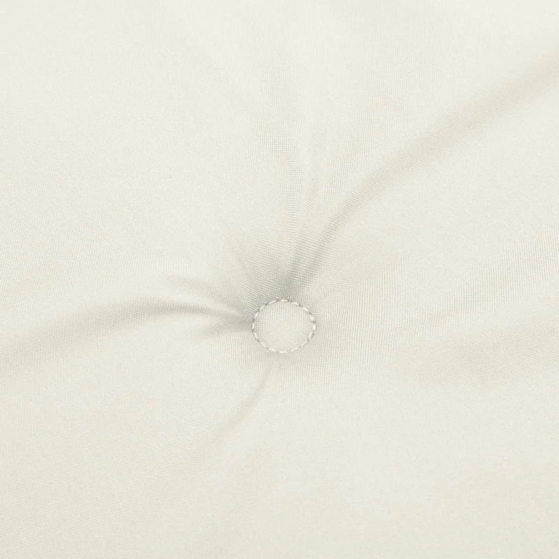 vidaXL dārza sola matracis, 180x50x7 cm, audums, krēmkrāsas