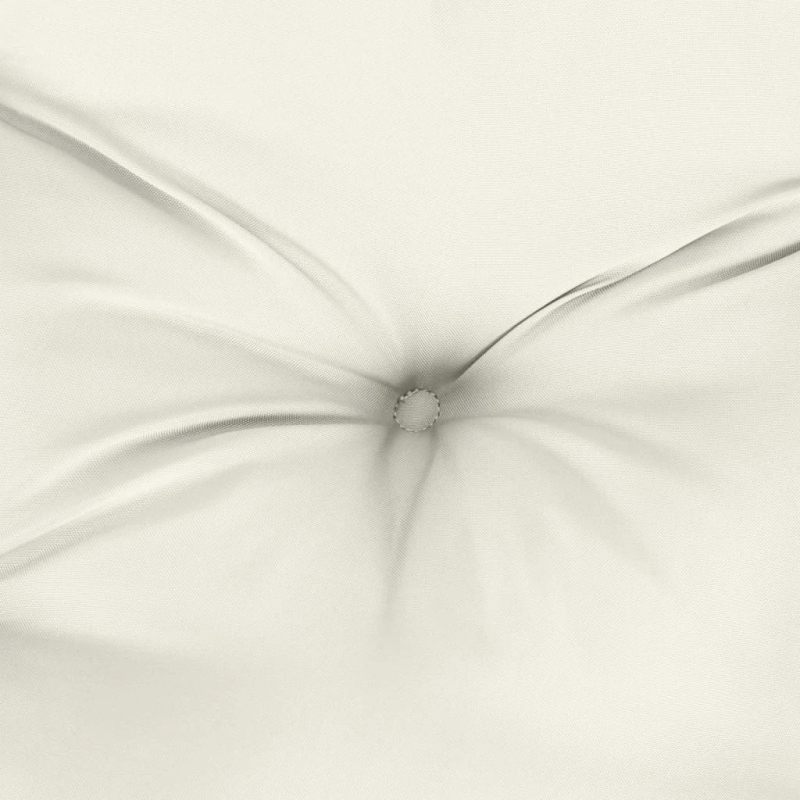 vidaXL dārza sola matrači, 2 gab., 120x50x7 cm, audums, krēmkrāsas