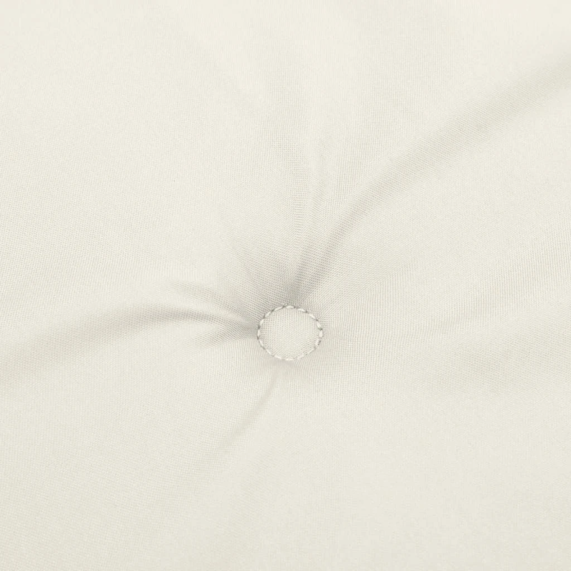 vidaXL dārza sola matrači, 2 gab., 180x50x7 cm, audums, krēmkrāsas