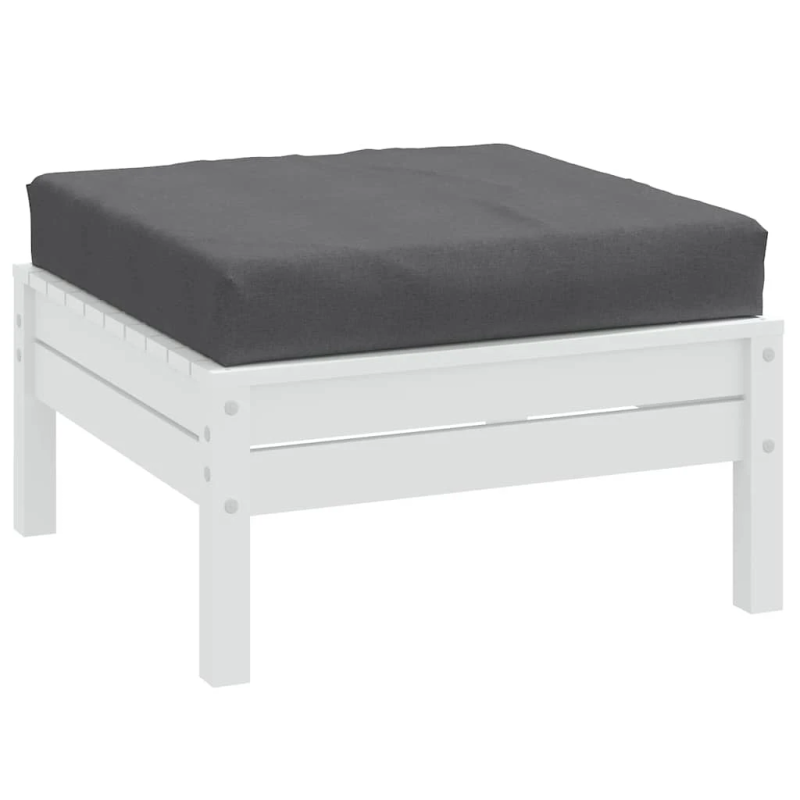 vidaXL palešu matracis, 60x60x9,5 cm, antracītpelēks audums