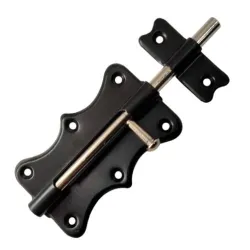 Ukseriiv GB-1019, must v.-nikkel v., 10 cm x 5.7 cm