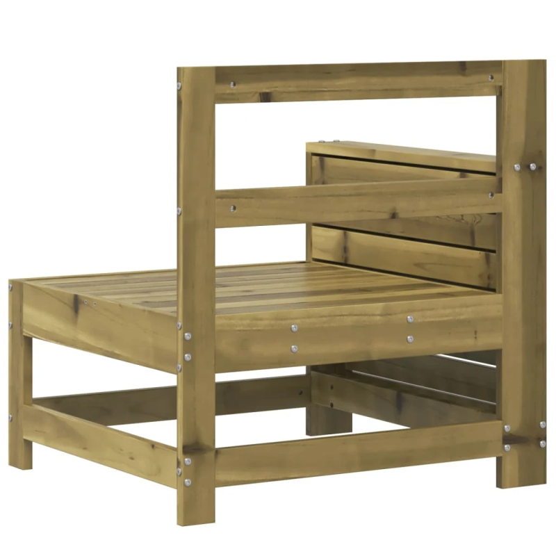 vidaXL dārza dīvāns, 69x62x70,5 cm, impregnēts priedes masīvkoks