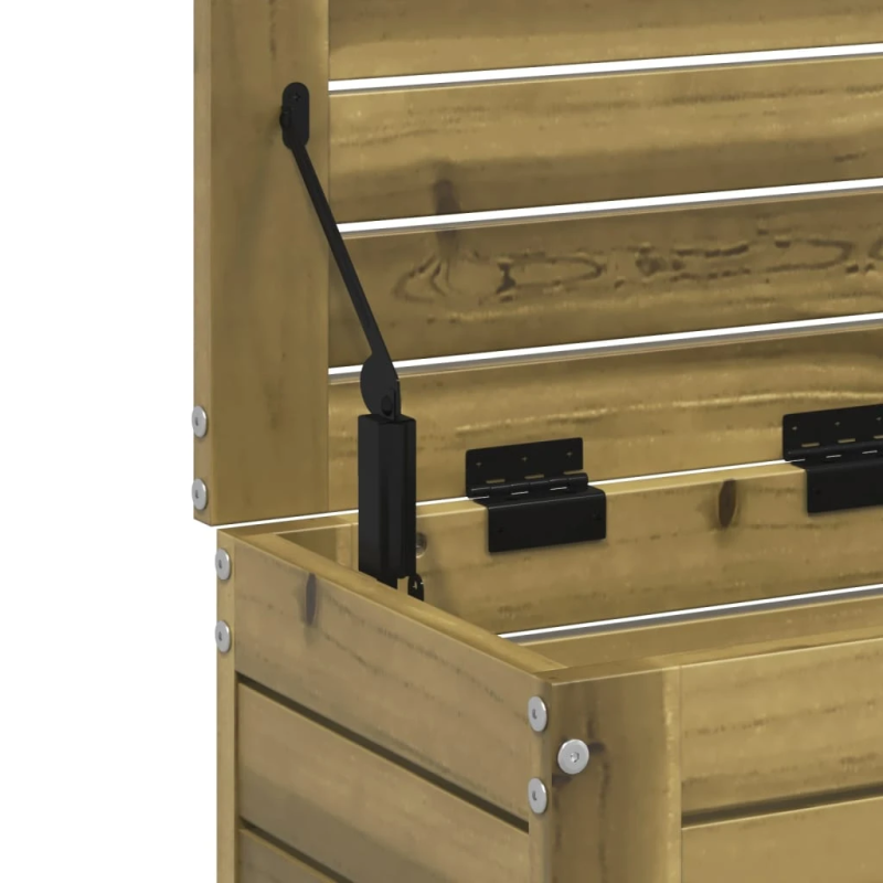 vidaXL dārza kājsoliņš, 62x31,5x52 cm, impregnēts priedes masīvkoks