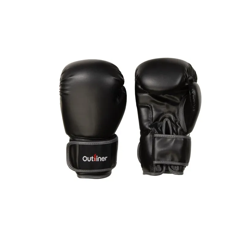 Boksa cimdi Outliner SG-1007, melna krās., 12 oz