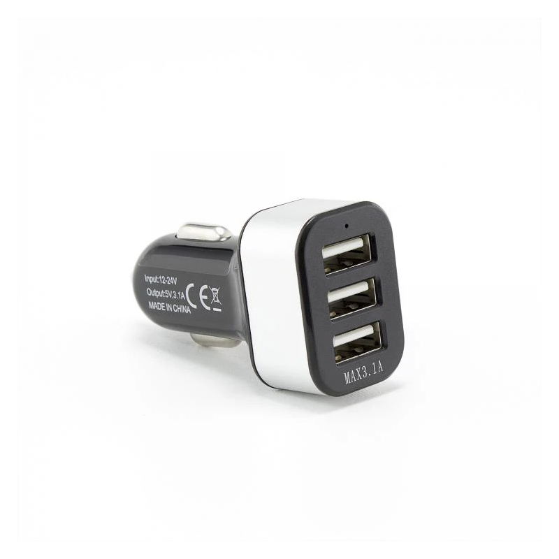 Sbox Car Charger CC-331B 3.1A black-grey