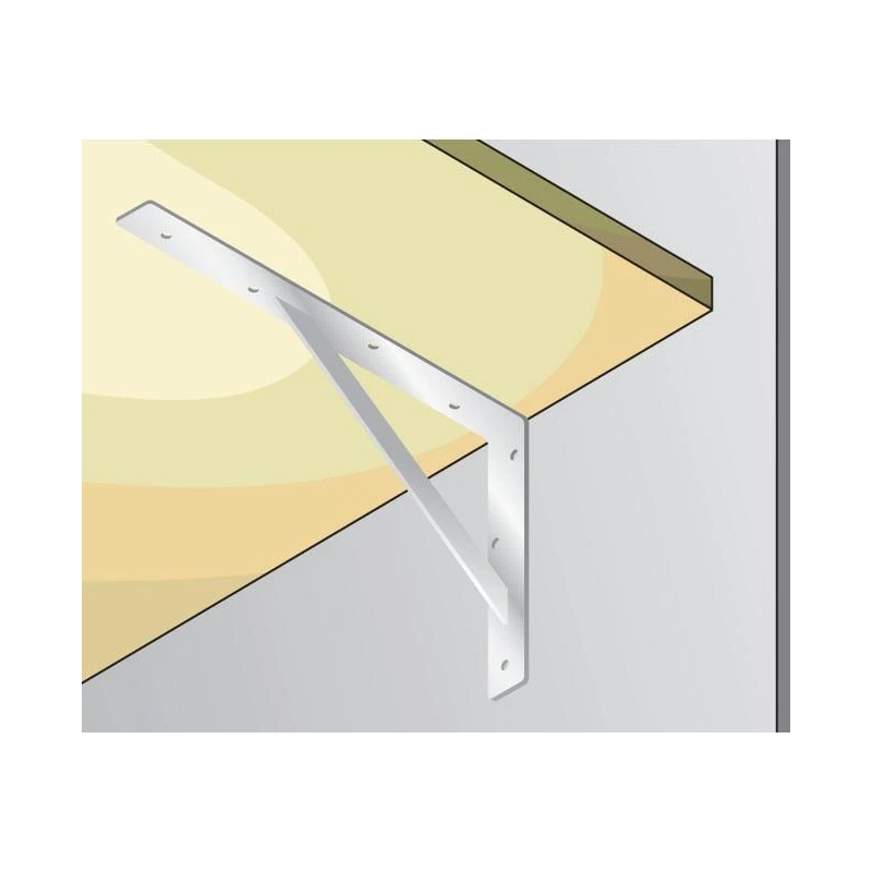 Plaukta turētājs 300x200mm melns hh81164