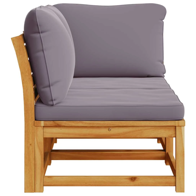 vidaXL 2-daļīgs dārza atpūtas mēbeļu komplekts, akācijas masīvkoks