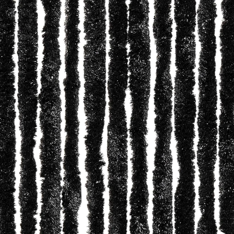 vidaXL kukaiņu aizkars, antracītpelēks, 100x200 cm, šenils