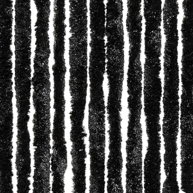 vidaXL kukaiņu aizkars, antracītpelēks, 100x230 cm, šenils