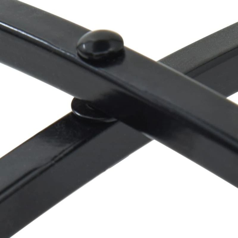 vidaXL mozaīkas bistro galds, DIA50x70 cm, zils ar baltu, keramika