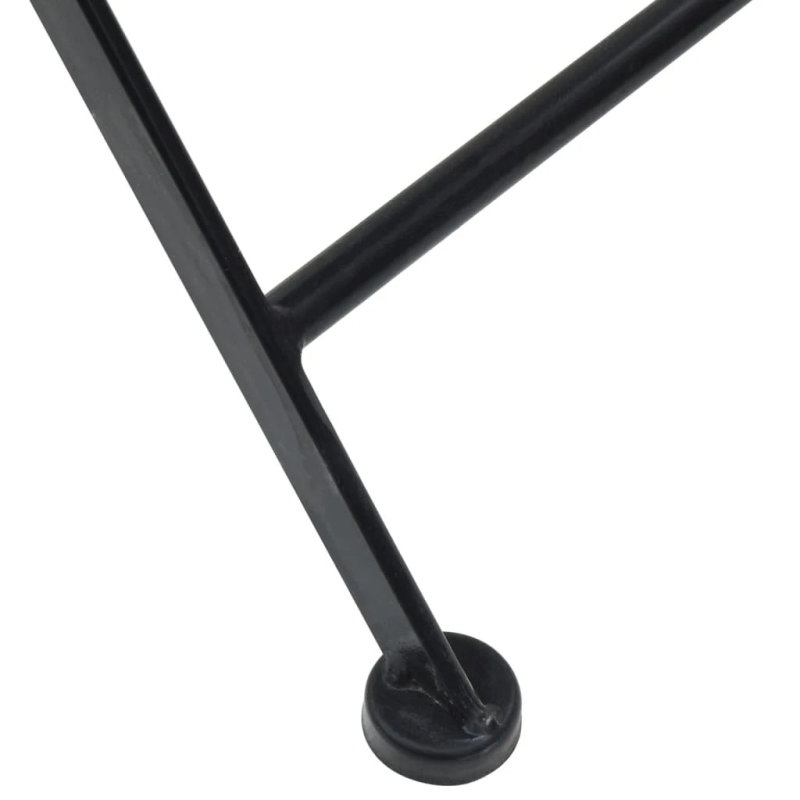 vidaXL bistro krēsli, salokāmi, 2 gab., zili balti, keramika