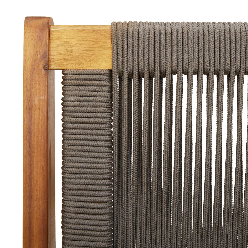 vidaXL Dārza mēbeles Pelēka 122 x 78 x 73 cm Cietā akācijas koks