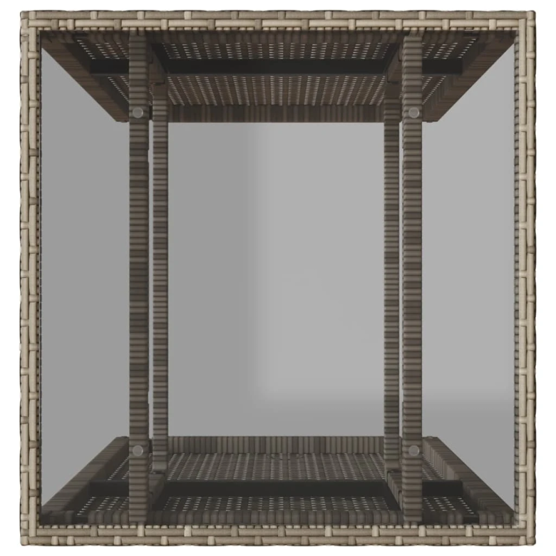 vidaXL 3-daļīgs bistro mēbeļu komplekts, matrači, bēša PE rotangpalma