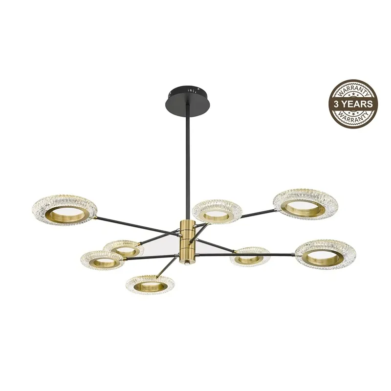 Lampa gr. led crystal a2333-8 110cm 64w