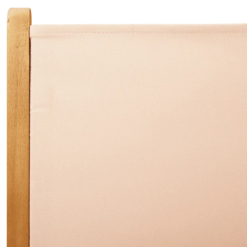 vidaXL dārza krēsli, 2 gab., bēši, akācijas masīvkoks, audums