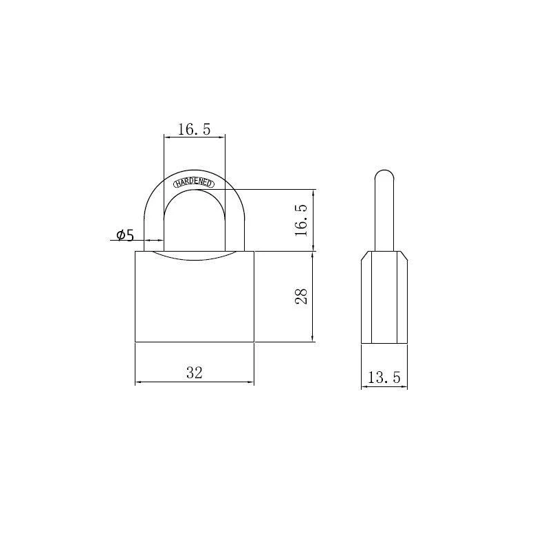 Piekaramā atslēga pelēka 30-32 mm HG330