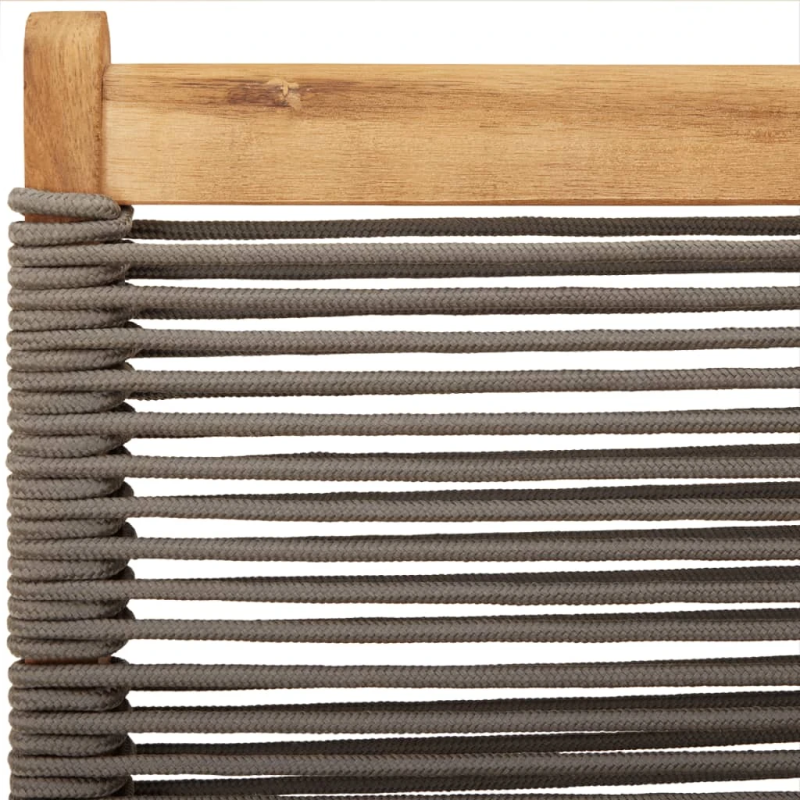 vidaXL dārza krēsli, 2 gab., akācijas koks, pelēks, polipropilēns