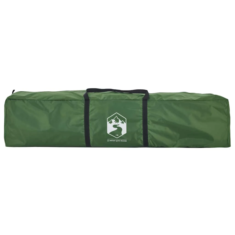 vidaXL ģimenes kempinga telts 10 personām, kupola forma, zaļa