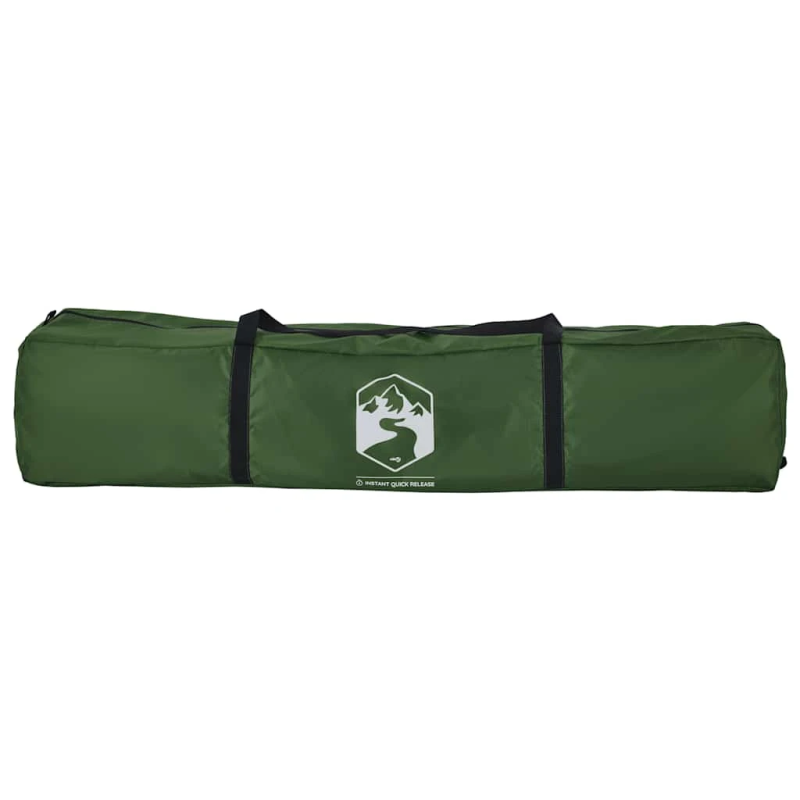 vidaXL kempinga telts 4 personām, kupola forma, zaļa