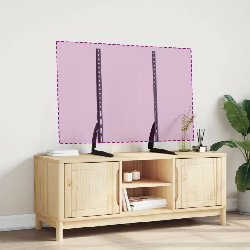 vidaXL TV statīvi, 2 gab., 37-75 collu ekrānam, 600x400 mm, 45 kg