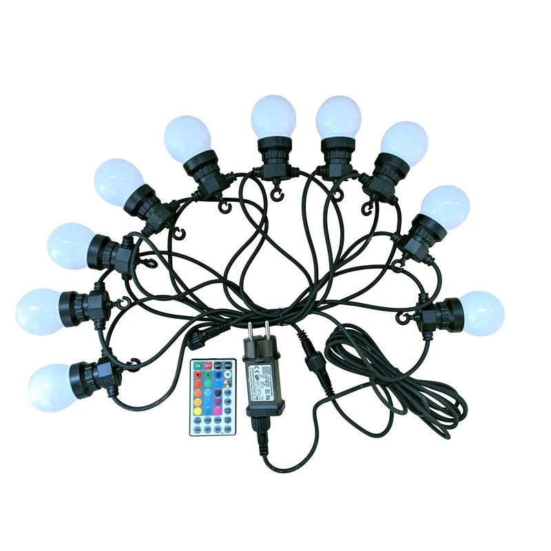 Āra virtene 10led 8m 4.9w 2700k rgb ip44