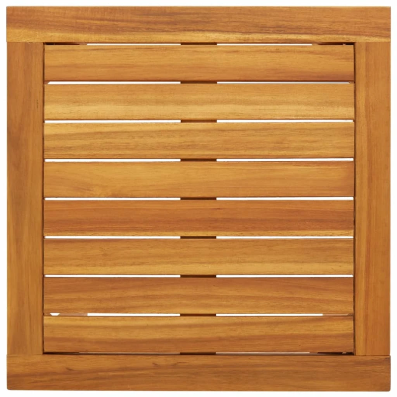 vidaXL 3-daļīgs bistro mēbeļu komplekts, melna PE rotangpalma, akācija