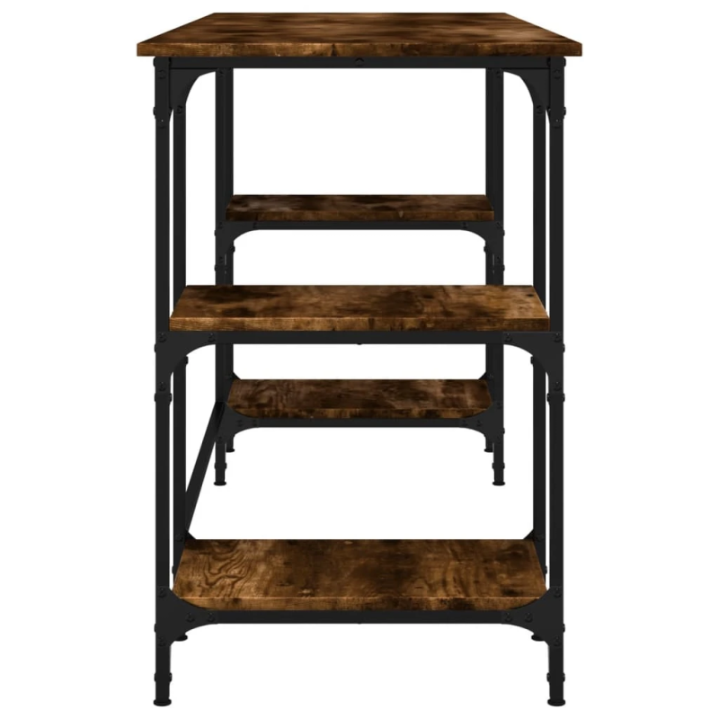 vidaXL rakstāmgalds, ozolkoka krāsa, 140x50x75 cm, inženierijas koks