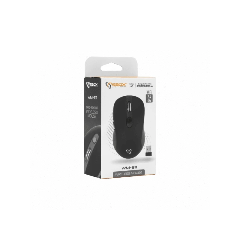 Sbox WM-911B Wireless Mouse Black