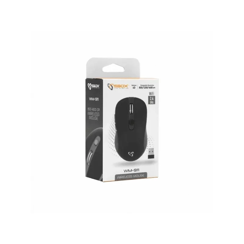 Sbox WM-911B Wireless Mouse Black