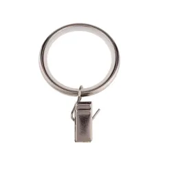 Кольцо для штор Domoletti 90130022, 1.9 см, хромовый цв., 10 шт.