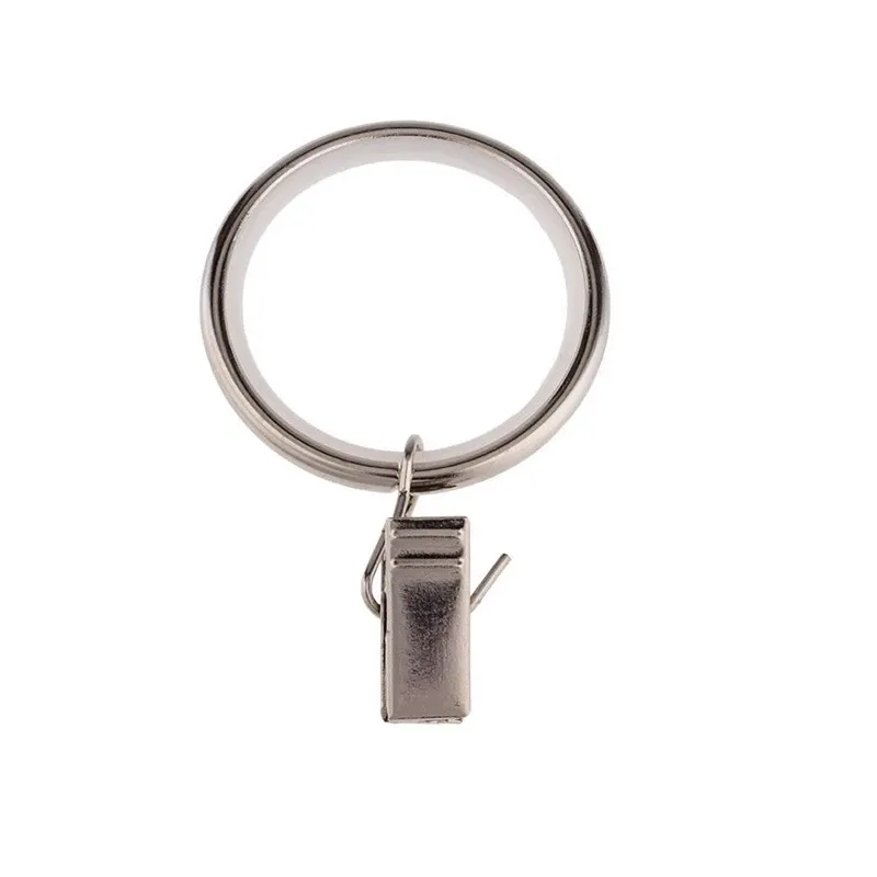 Кольцо для штор Domoletti 90130022, 1.9 см, хромовый цв., 10 шт.