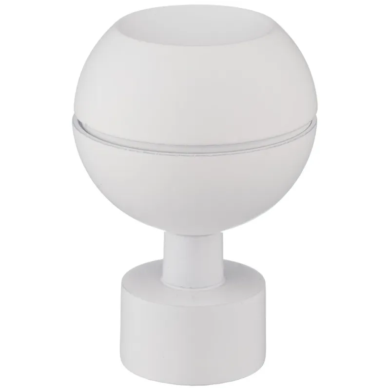 Наконечник карниза Domoletti Kula Optic, DIA 19 мм, белый цв.