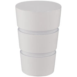 Karnīz.nob. walec basic d19mm mat.balt.k