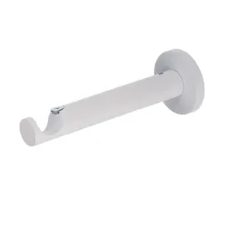 Curtain rod bracket single d19 m.white