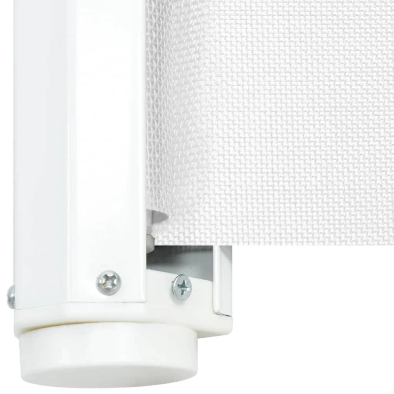 vidaXL izvelkami mājdzīvnieku vārtiņi, balti, 82,5x125 cm