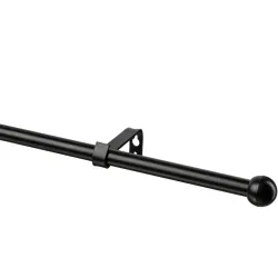 Kardinapuu komplekt Domoletti 16CZI160, 160 cm, DIA 16 mm, must v.