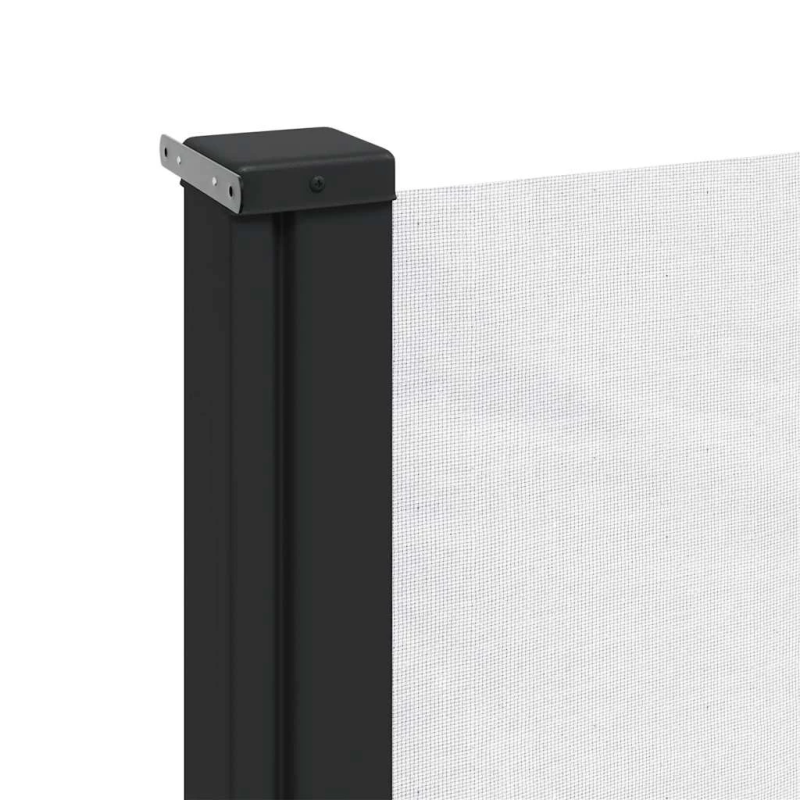 vidaXL izvelkams sānu markīze, balta, 120x500 cm