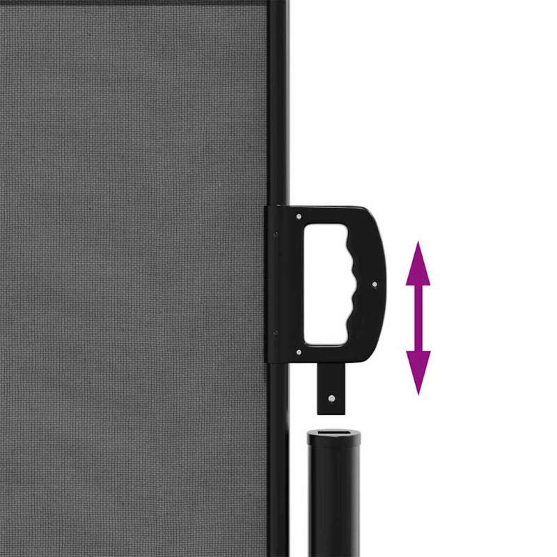 vidaXL izvelkama sānu markīze, antracīta krāsā, 140x500 cm