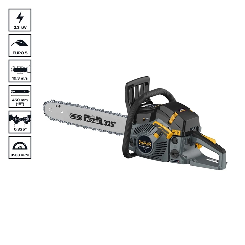 Benz. zāģis grunder tt-cs5800 2.3kw 45cm