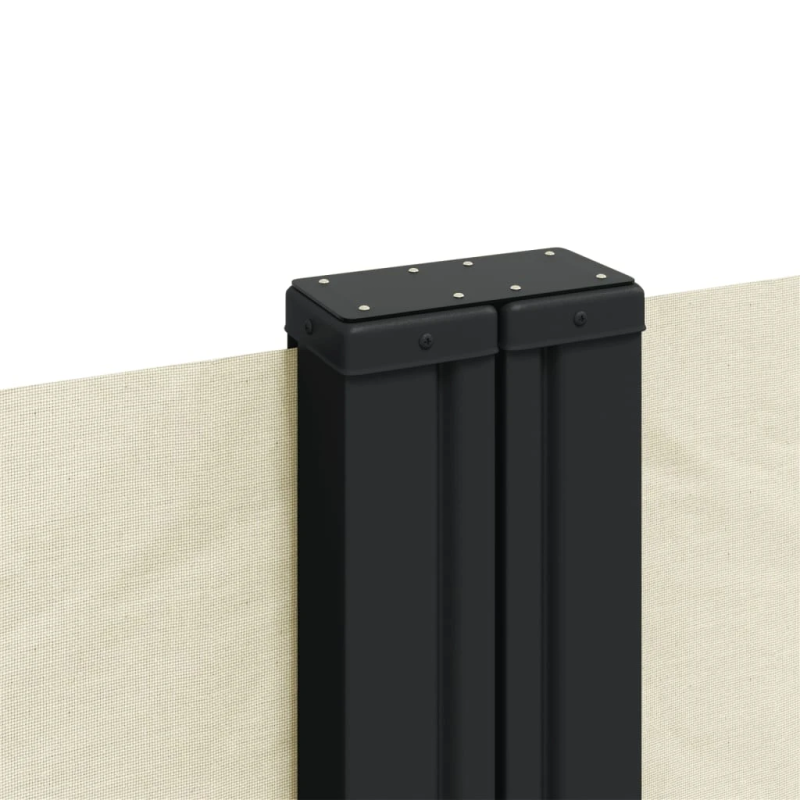 vidaXL izvelkams sānu aizslietnis, krēmkrāsa, 100x600 cm