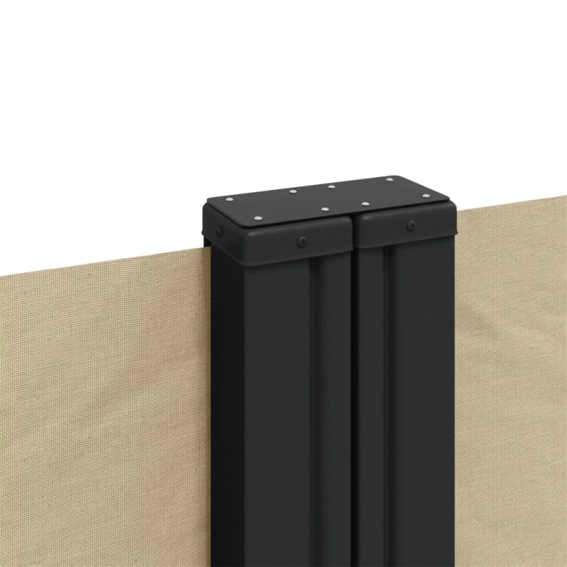 vidaXL izvelkams sānu aizslietnis, bēša, 100x600 cm