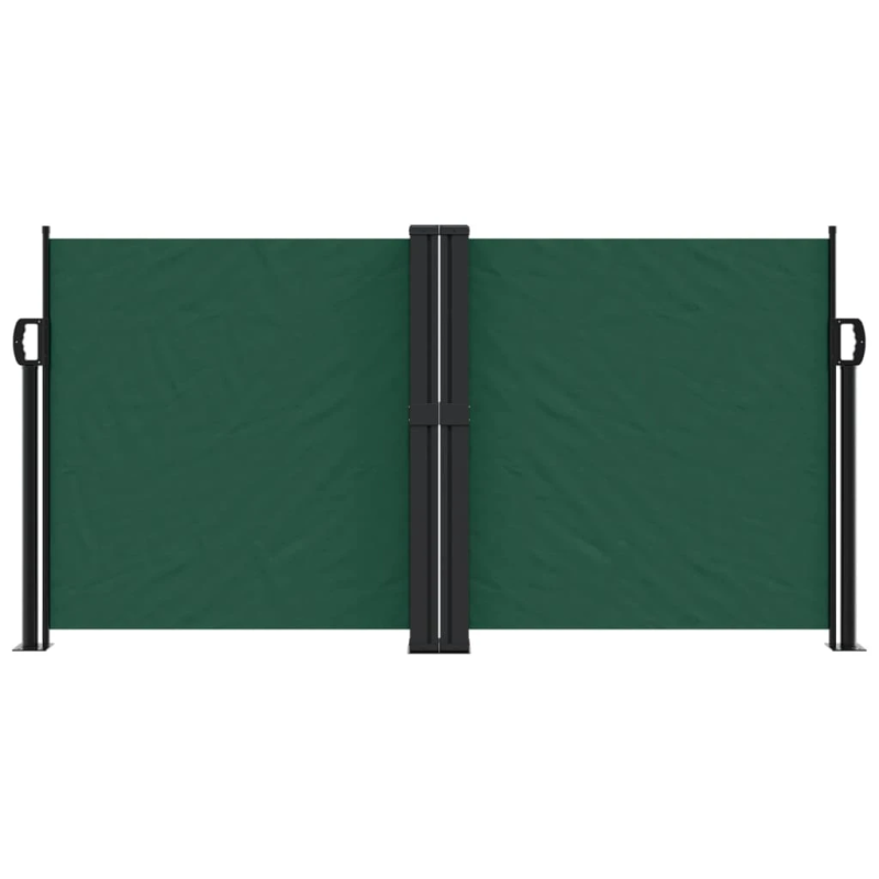 vidaXL izvelkama sānu markīze, tumši zaļa, 120x600 cm
