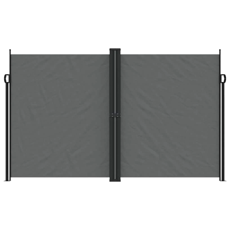 vidaXL izvelkama sānu markīze, antracītpelēka, 200x600 cm