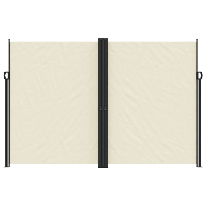 vidaXL izvelkama sānu markīze, krēmkrāsas, 220x600 cm