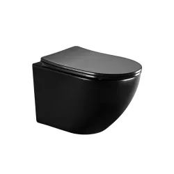 Piekaramais tualetes pods ar vāku Domoletti ME525-MB