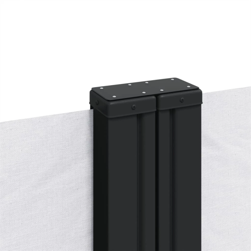 vidaXL izvelkams sānu aizslietnis, balta, 120x1000 cm