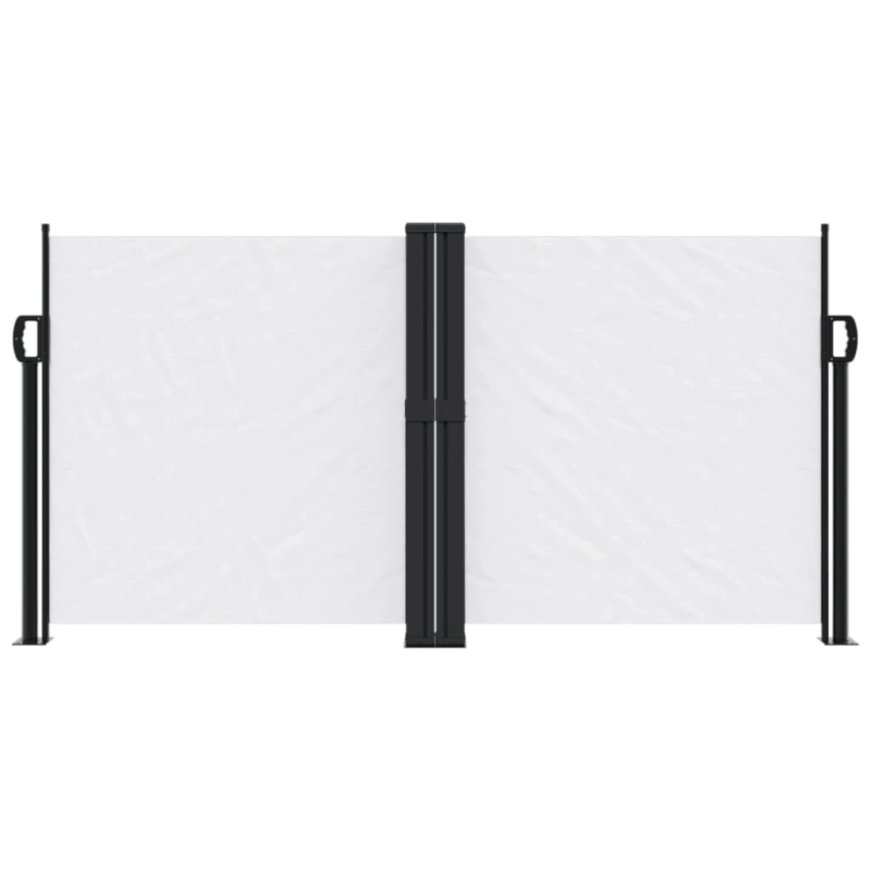 vidaXL izvelkams sānu aizslietnis, balta, 120x1000 cm